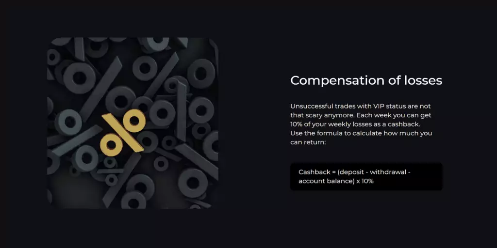 binomo cashback